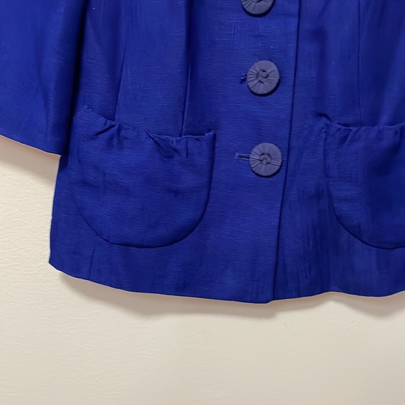 Semantiks Royal blue blazer. Size 2P - Picture 3 of 8